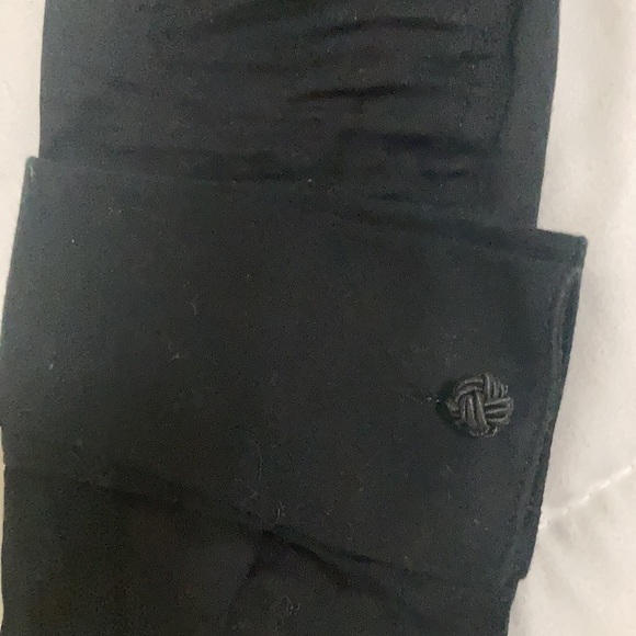 ASOS bowtie neck black button down - Picture 4 of 4